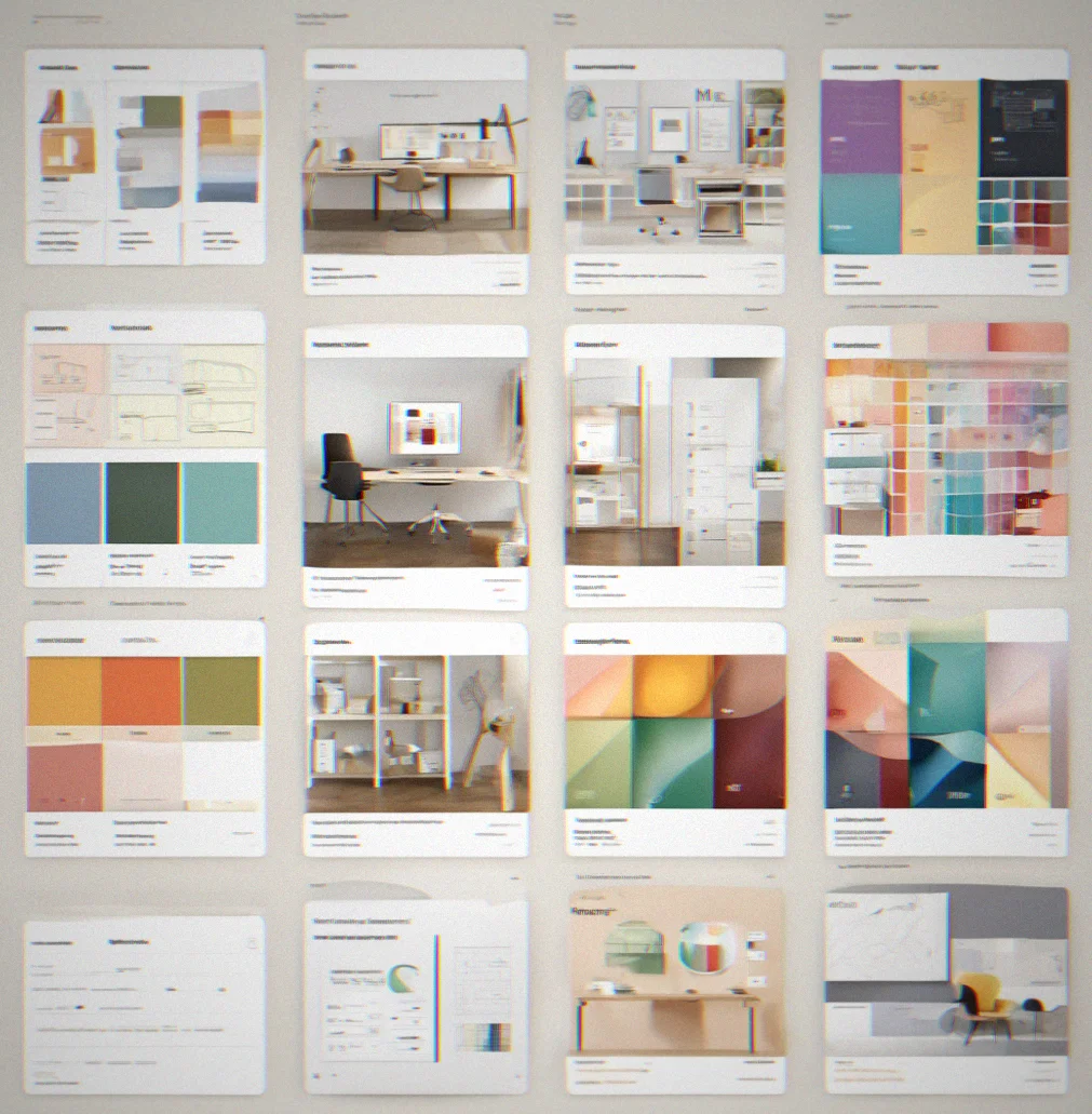 The design tokens panel in the desktop interface, showing your type scale, colors, and spacing all organized in one place