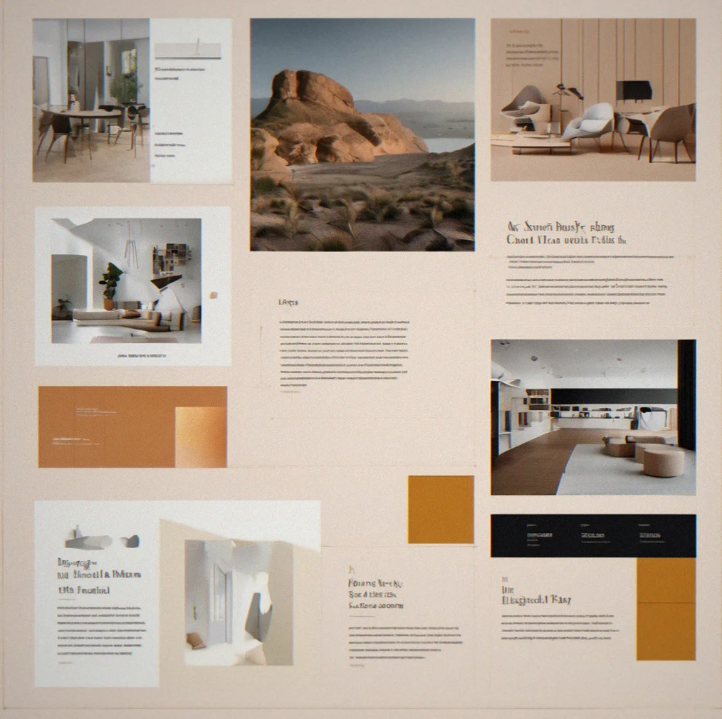 A website layout with a grid overlay showing how spacing and padding line up. Cards and text blocks all sit on the same baseline.